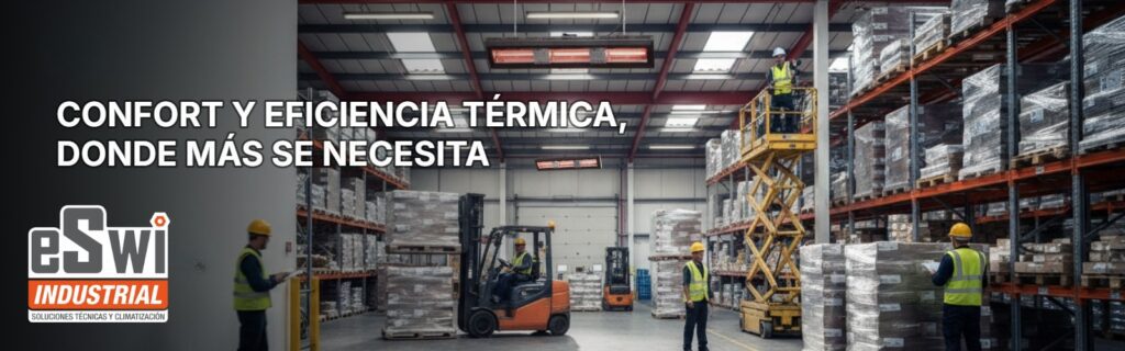 Bienestar térmico en climas exigentes: calefacción infrarroja eficiente para la industria
