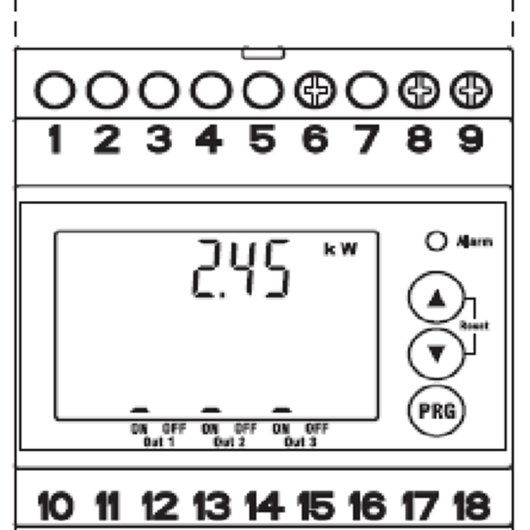racionalizador medida frontal