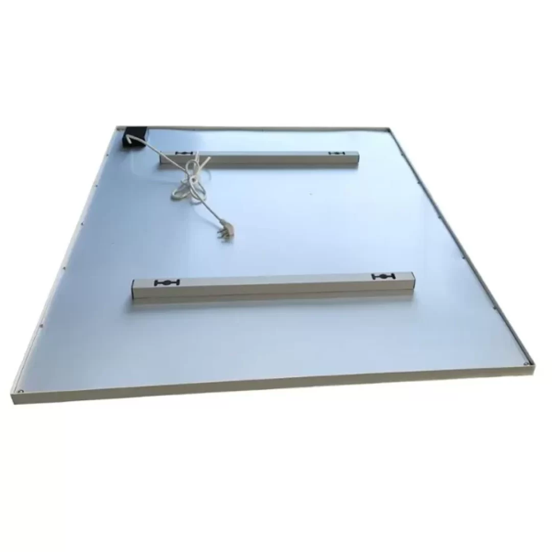 Vista trasera de calefactor